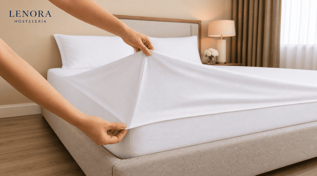 reposición de la ropa de cama en la industria hotelera