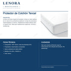 Ficha técnica del protector de colchón Tencel: composición, propiedades y medidas