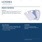 Ficha técnica del babero geriátrico: medidas, capas impermeables y cuidados