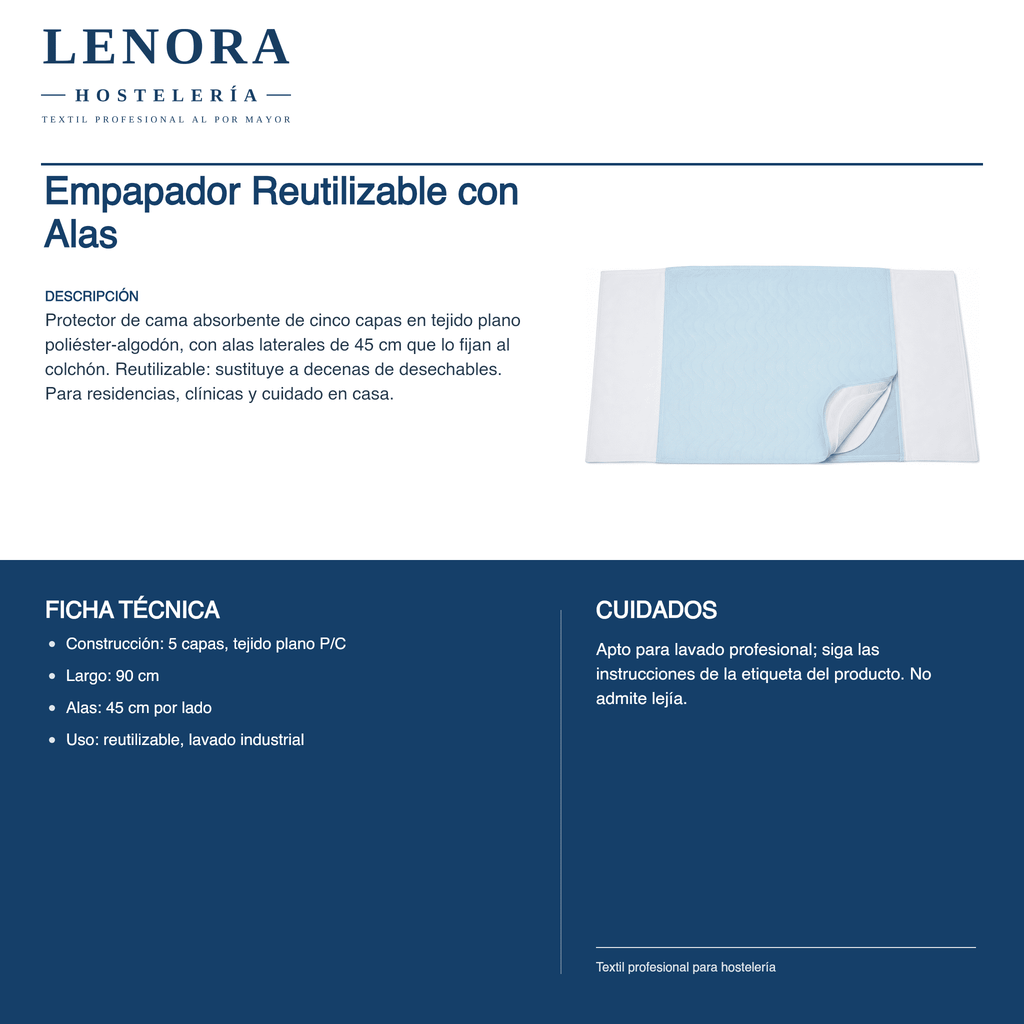Empapador Reutilizable con Alas