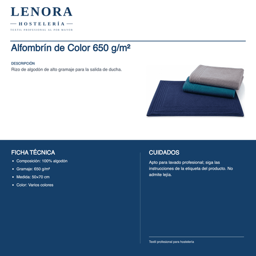 Alfombrín de Color 650 g/m²