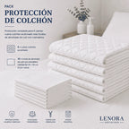 Pack Protección de Colchón con cubre colchones acolchados apilados
