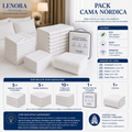 Pack Cama Nórdica con sábanas, fundas, protector y colcha por habitación