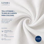 Ficha técnica de la tela Otomán, tejido de cuerpo para colchas
