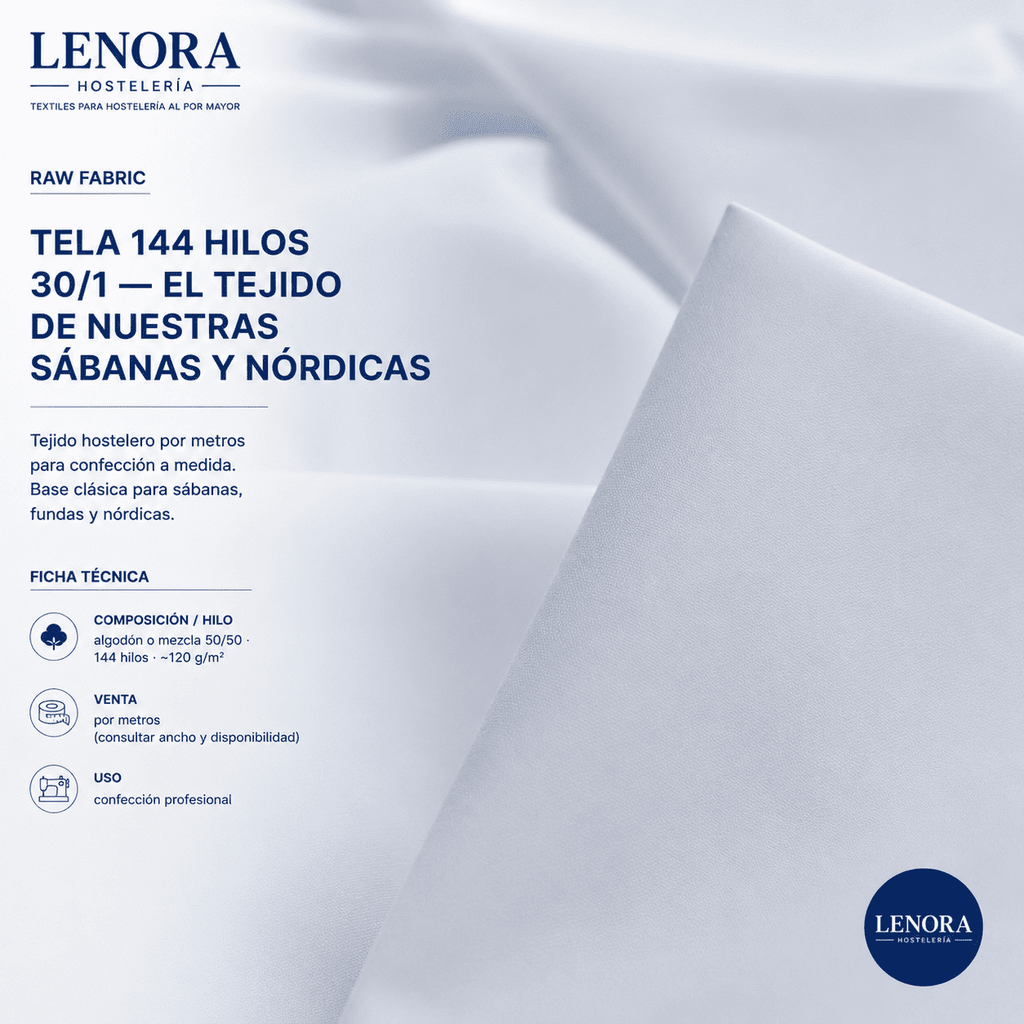 Tela 144 hilos 30/1