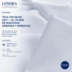 Ficha técnica de la tela 144 hilos 30/1, el tejido base de sábanas y nórdicas