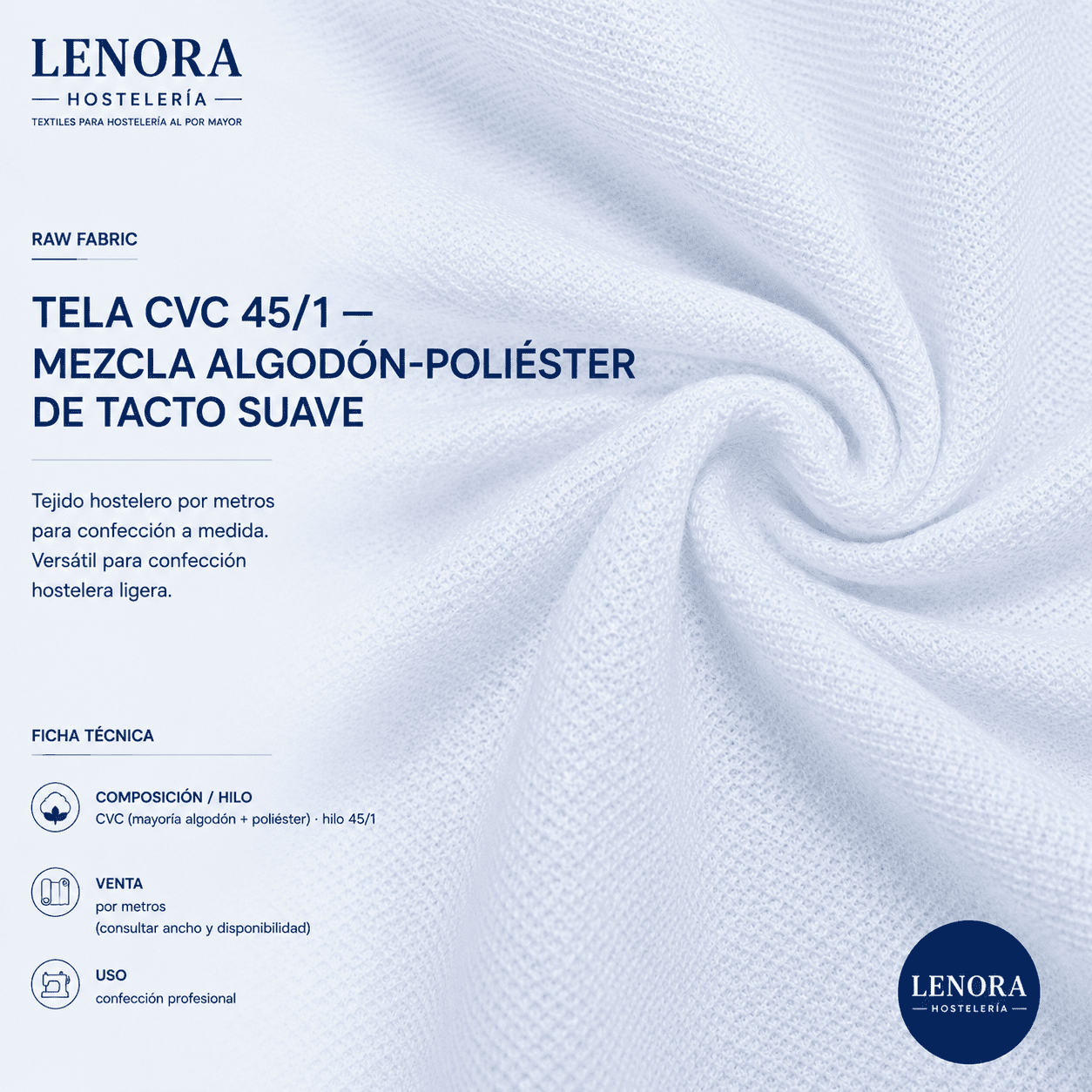 Tela CVC 45/1