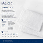 Ficha técnica de la toalla lisa: composición, gramajes, medidas y cuidados